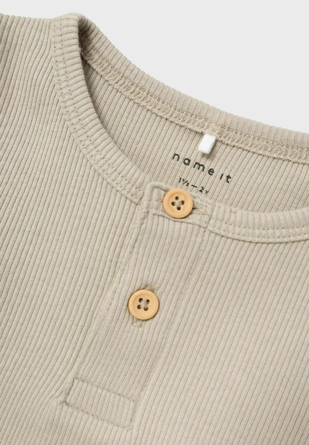 Рубашка с длинным рукавом NMMKAB Name it, цвет pure cashmere — фото 3