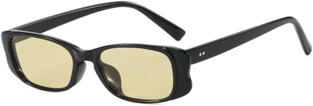 

Солнцезащитные очки с защитой UV400 | Маленькая оправа, линзы конфетного цвета | Для женщин и мужчин, для занятий спортом на открытом воздухе и вождения DSVIGF, Black Tea