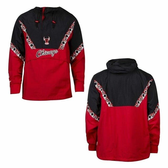 

Мужской анорак Mitchell & ness chciago Bulls Team Mitchell And Ness, красный