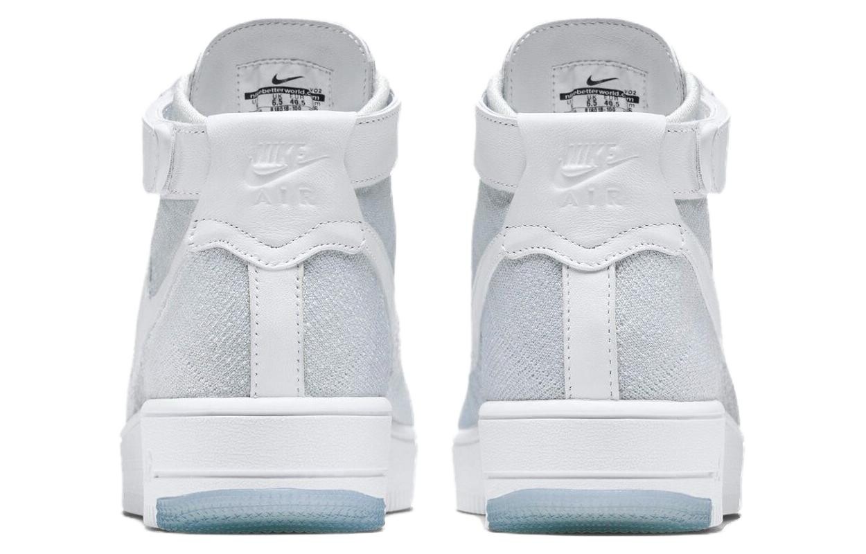 Nike Air Force 1 Flyknit Triple White Women's — фото 4