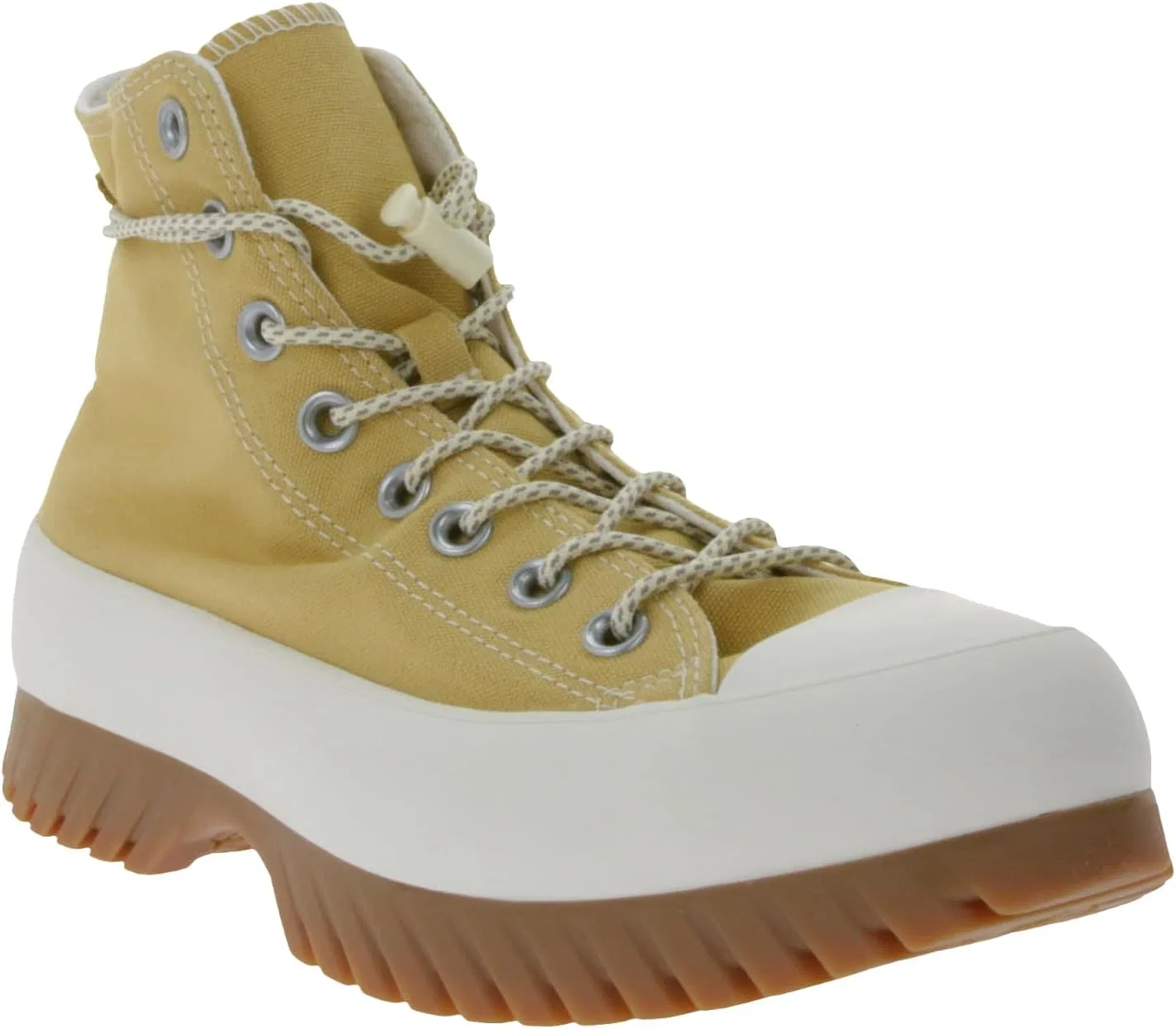 Кроссовки Converse Chuck Taylor All Star Lugged Hig Top на шнуровке, бордовые — фото 2