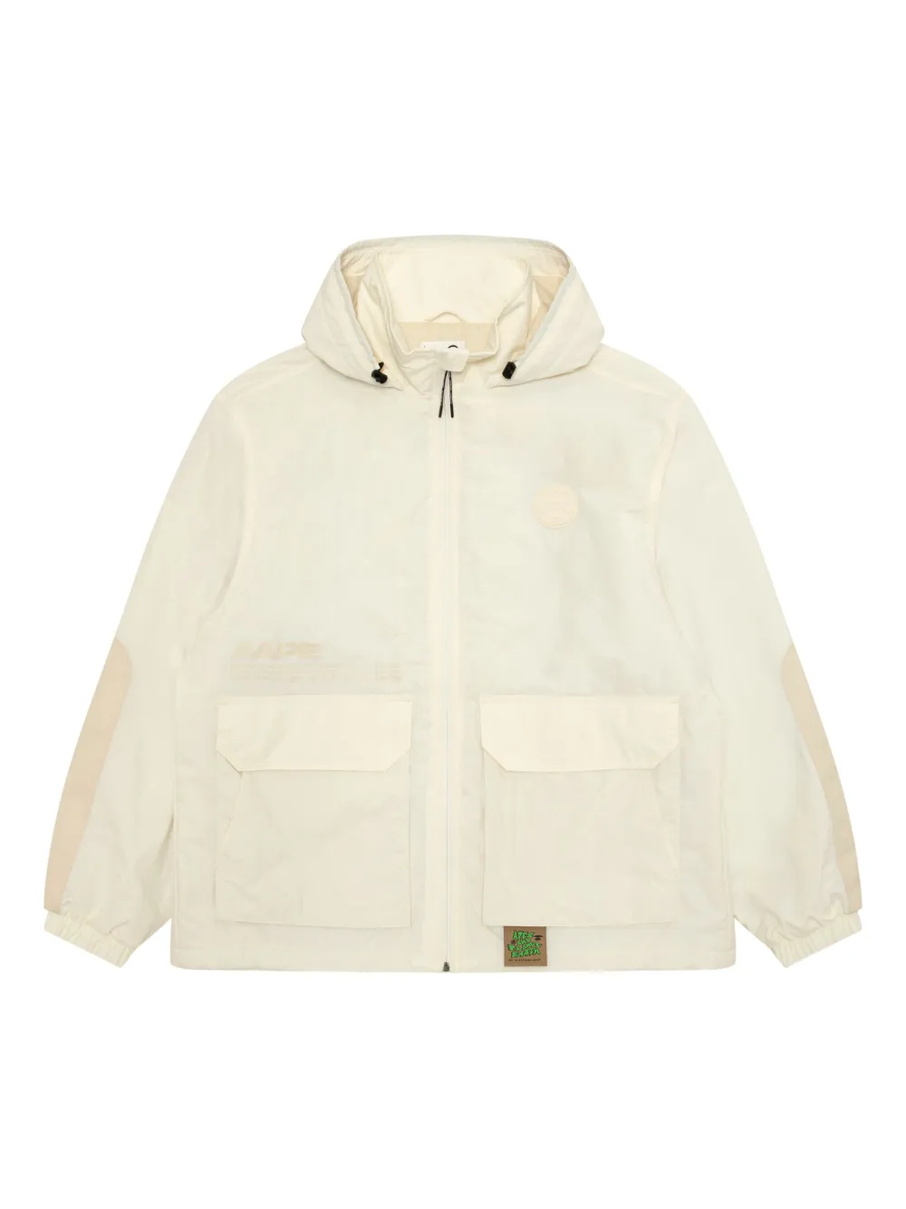 

Куртка с капюшоном и нашивкой-логотипом AAPE BY *A BATHING APE, нейтральный