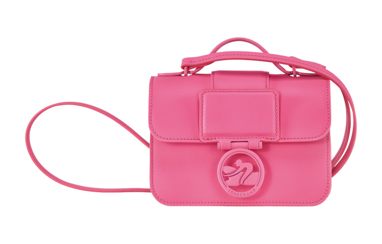 

LONGCHAMP Багетная сумка через плечо мини женская фуксия