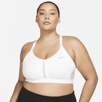 

Спортивный бюстгальтер Nike Indy, цвет White/Grey Fog/Particle Grey