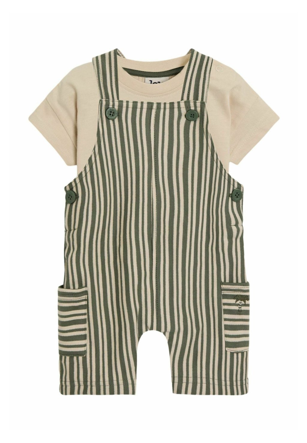 

Базовая футболка REGULAR FIT 2-PIECE SET JoJo Maman Bébé, хаки