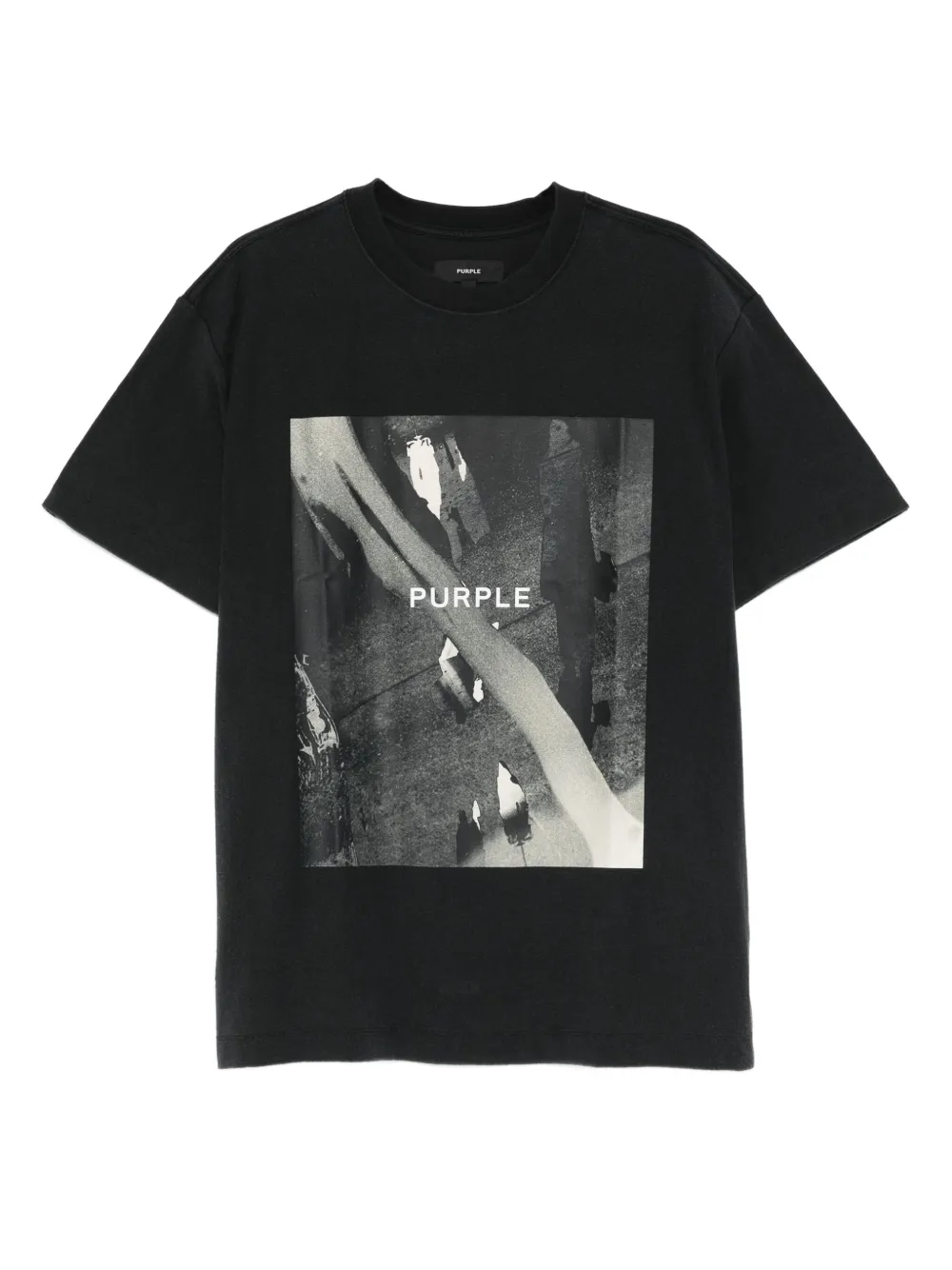 

Футболка с графичным принтом Purple Brand, черный