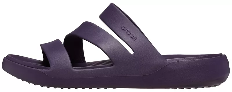 Женские сандалии Crocs с ремешками для отдыха, цвет Dark Iris — фото 4
