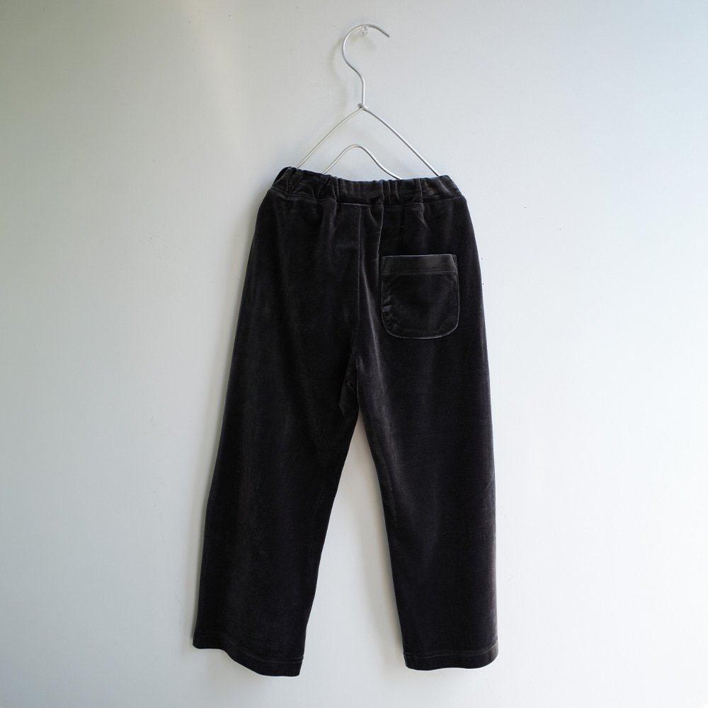 Длинные велюровые брюки с кружевной отделкой. Branshes, Charcoal Gray — фото 2
