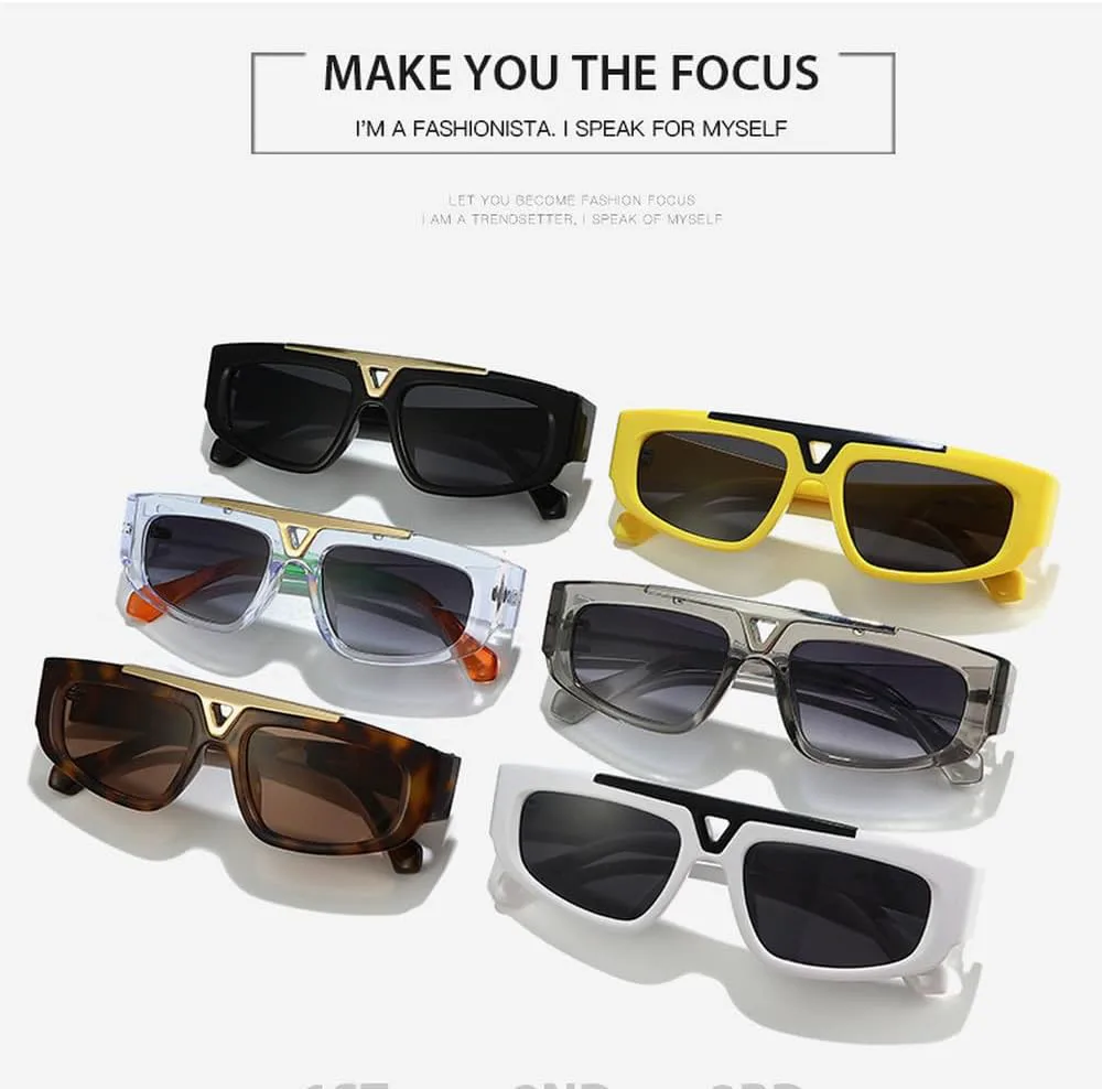 

Модные солнцезащитные очки-обтекатели для мужчин и женщин, винтажная оправа из металла, универсальный повседневный стиль, защита от ультрафиолета UV400 TYUVIVO, C6