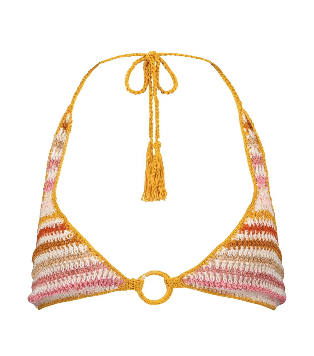 

Верх бикини в полоску заката Anna Kosturova, Sunset Pinstripe