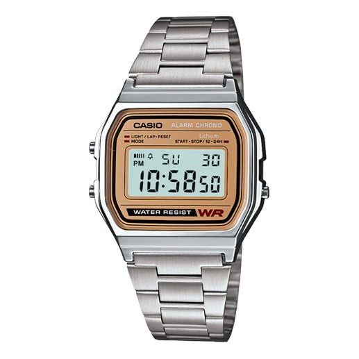 

Часы CASIO Stainless Steel Strap Mens Silver Digital, серебряный