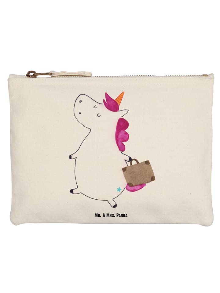 

Mr. & Mrs. Panda Пенал с изображением единорога без надписи, белый