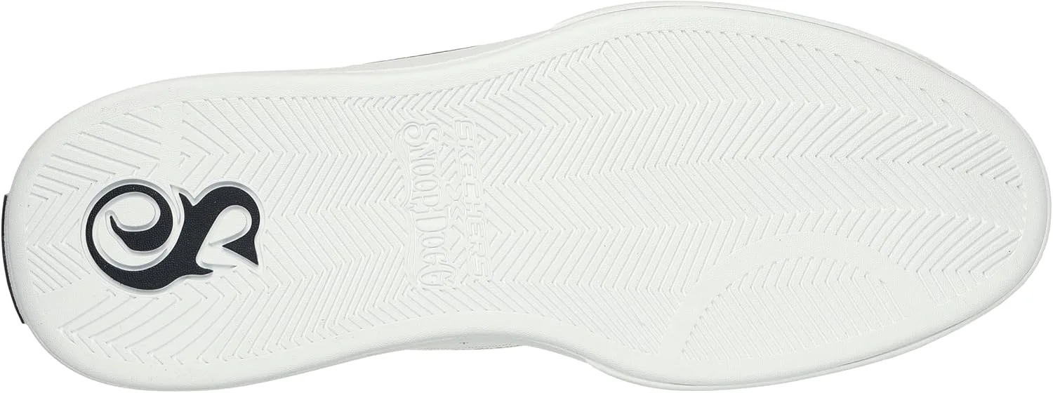 Мужские кроссовки Skechers Snoop Dogg: Snoop ONE-Double G Hands Free Slip-Ins, белый/черный — фото 2