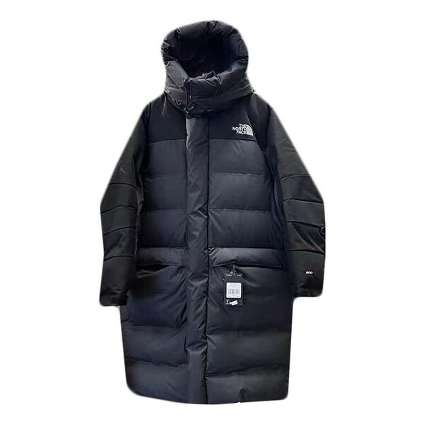 

Куртка fw22 logo hooded puffer coat 'black' The North Face, черный