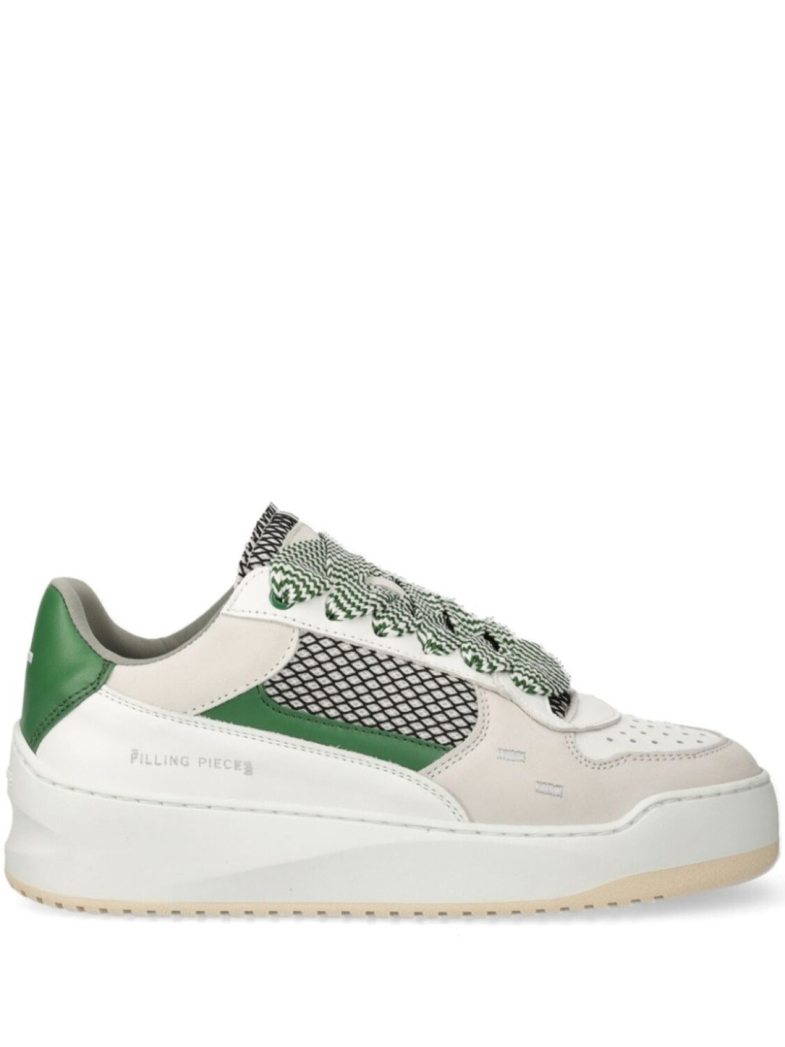 Кроссовки с перфорацией Filling Pieces, нейтральный цвет