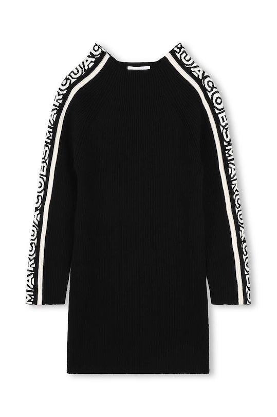 

Детское платье с добавлением шерсти Marc Jacobs, черный