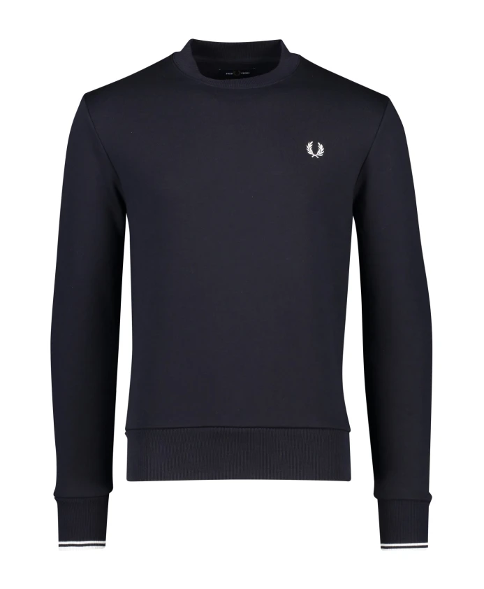 

Свитер с круглым вырезом Fred Perry, синий