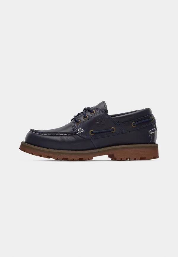 Оригинальные лодочные туфли унисекс Timberland, Navy — фото 2