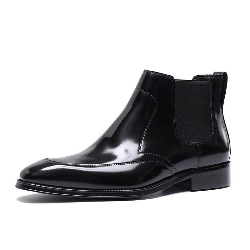 

Короткие мужские ботинки челси 3 см Bansley, Black