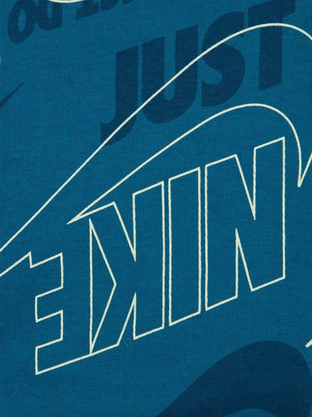 Спортивный костюм с вышитым логотипом Nike Kids, зеленый — фото 3