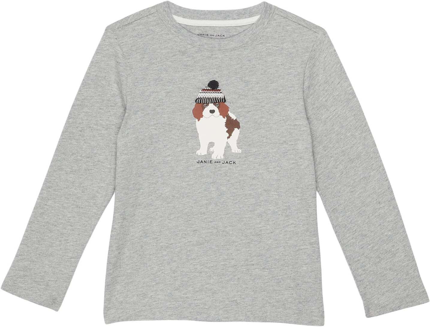 

Футболка Janie and Jack Dog Graphic Tee, серый