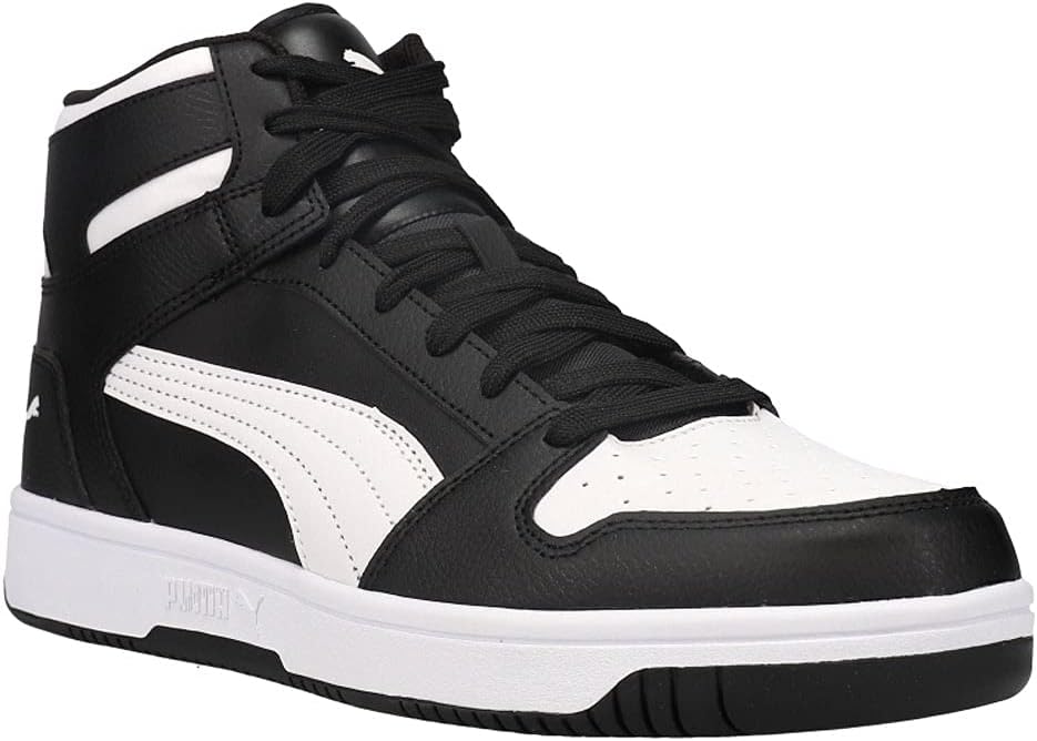 Мужские кроссовки PUMA Rebound Layup, белый/черный — фото 4