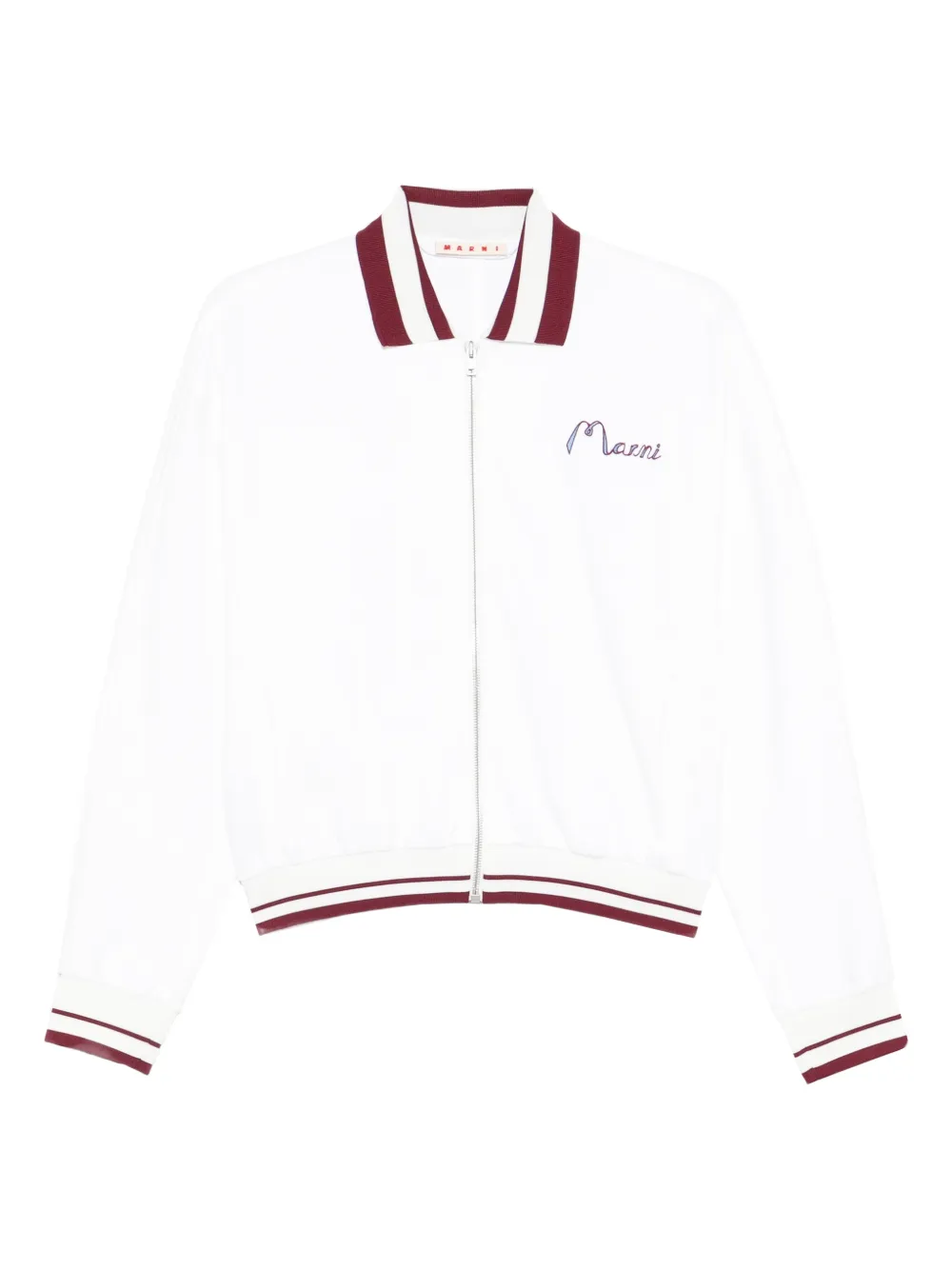 

Вышитый свитер Marni, белый