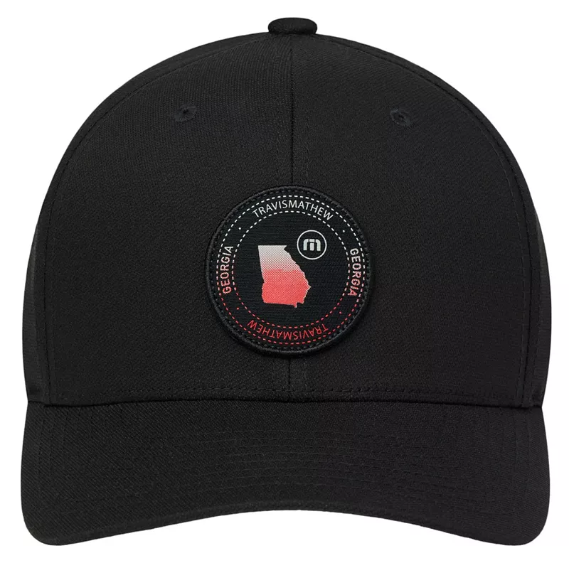 

Мужская шляпа TravisMathew Time to Collect для гольфа штата Джорджия, черный