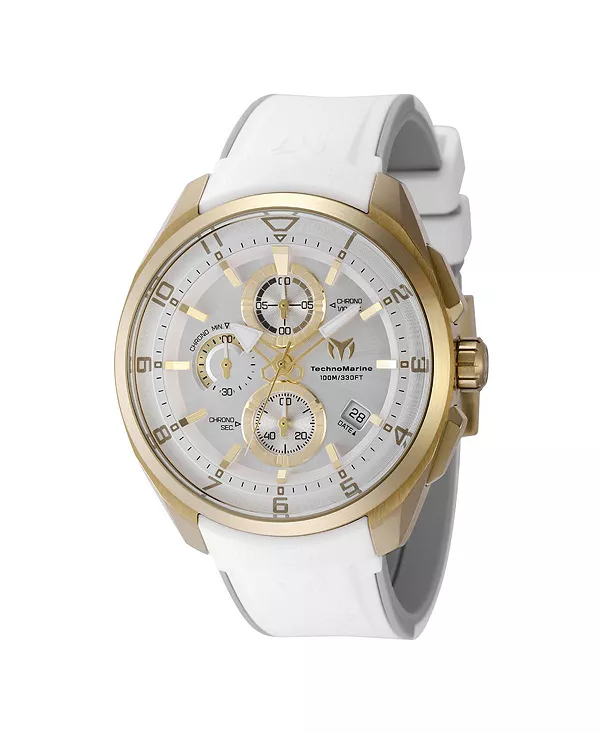 

Мужские кварцевые часы tm-318123 Ocean с серебристым циферблатом Technomarine, white