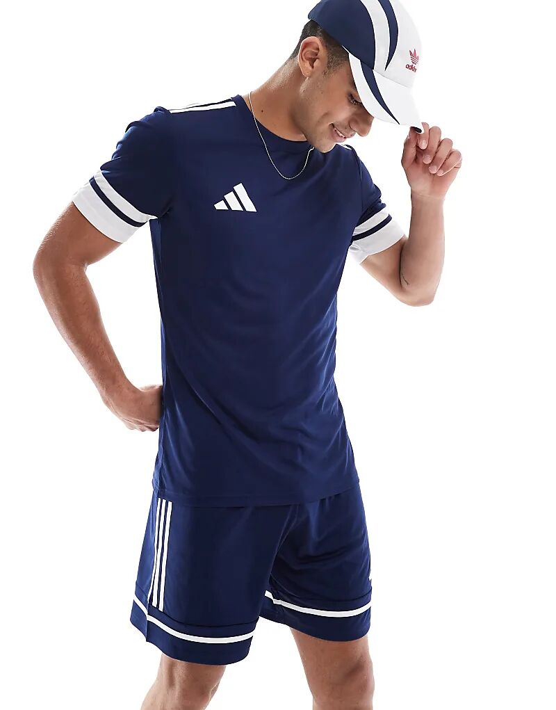 

Футболка adidas Football Squadra 25 темно-синего цвета Adidas Performance