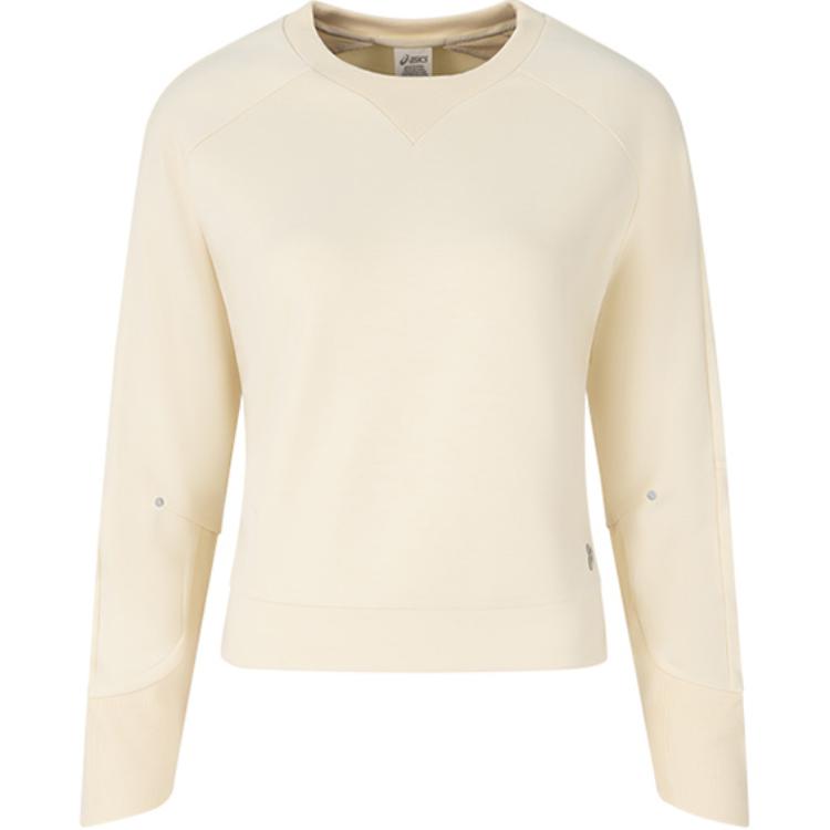 

ASICS Свитшот женский светло-желтый