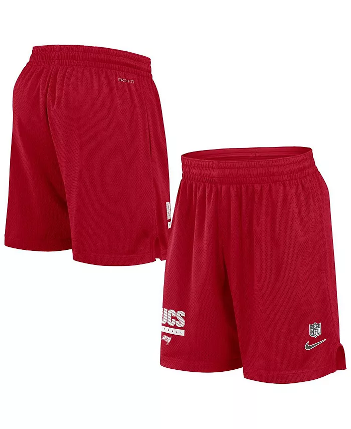 

Мужские шорты Tampa Bay Buccaneers 2024 Sideline Performance Mesh красные Nike