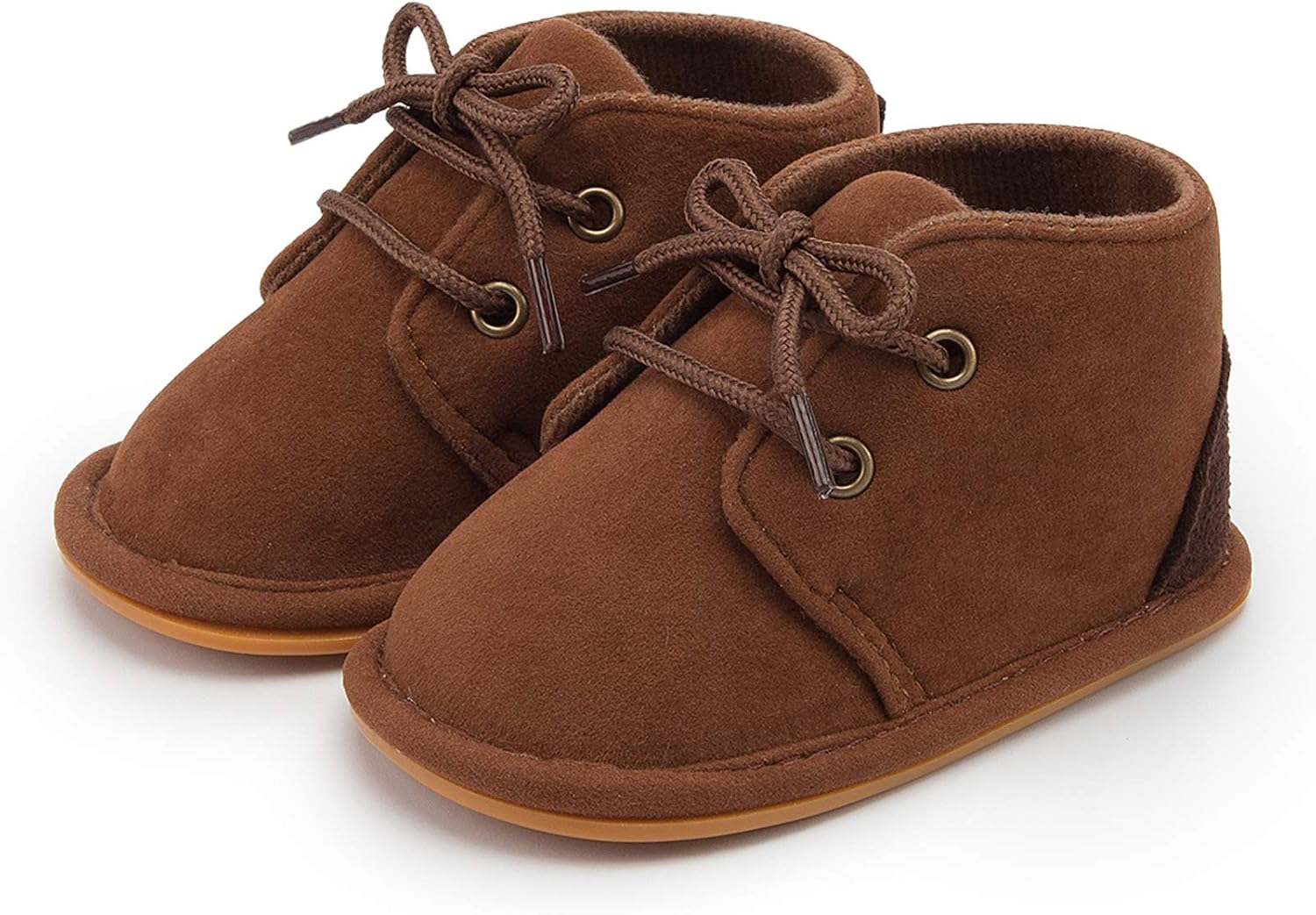 

Детские кеды для мальчиков и девочек, холщовые сандалии для малышей, антискользящие ботинки для младенцев, высокие кеды для первого шага, обувь для новорожденных AKINGIO, 9-Dark Brown