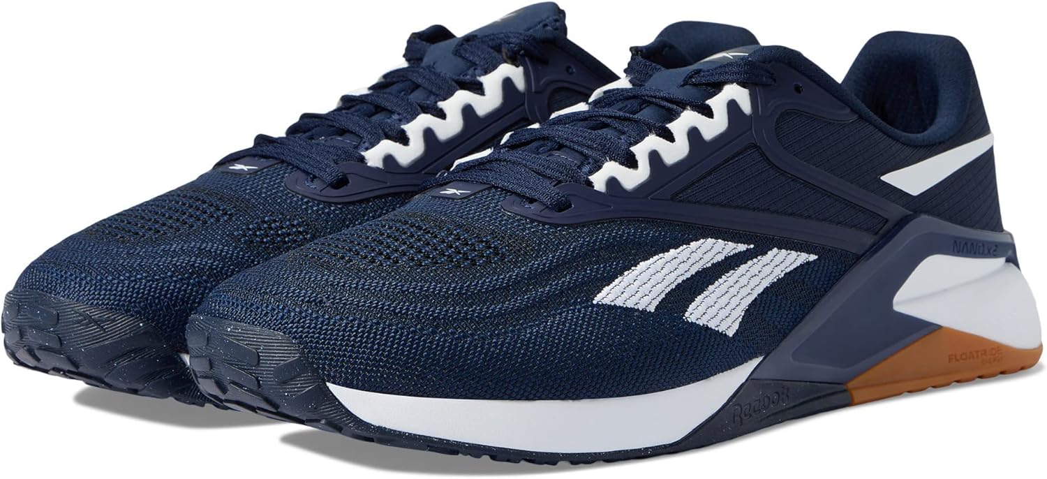 Мужские кроссовки Reebok - низкие (не для футбола), темно-синий/белый — фото 2