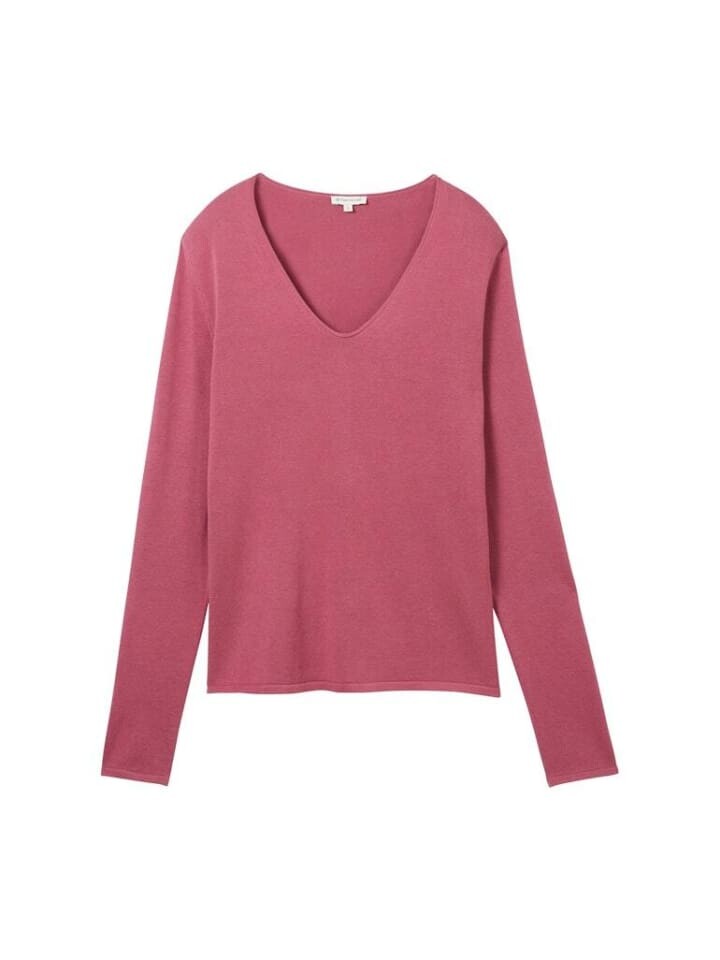 

Пуловер Tom Tailor Pullover, цвет pink velvet