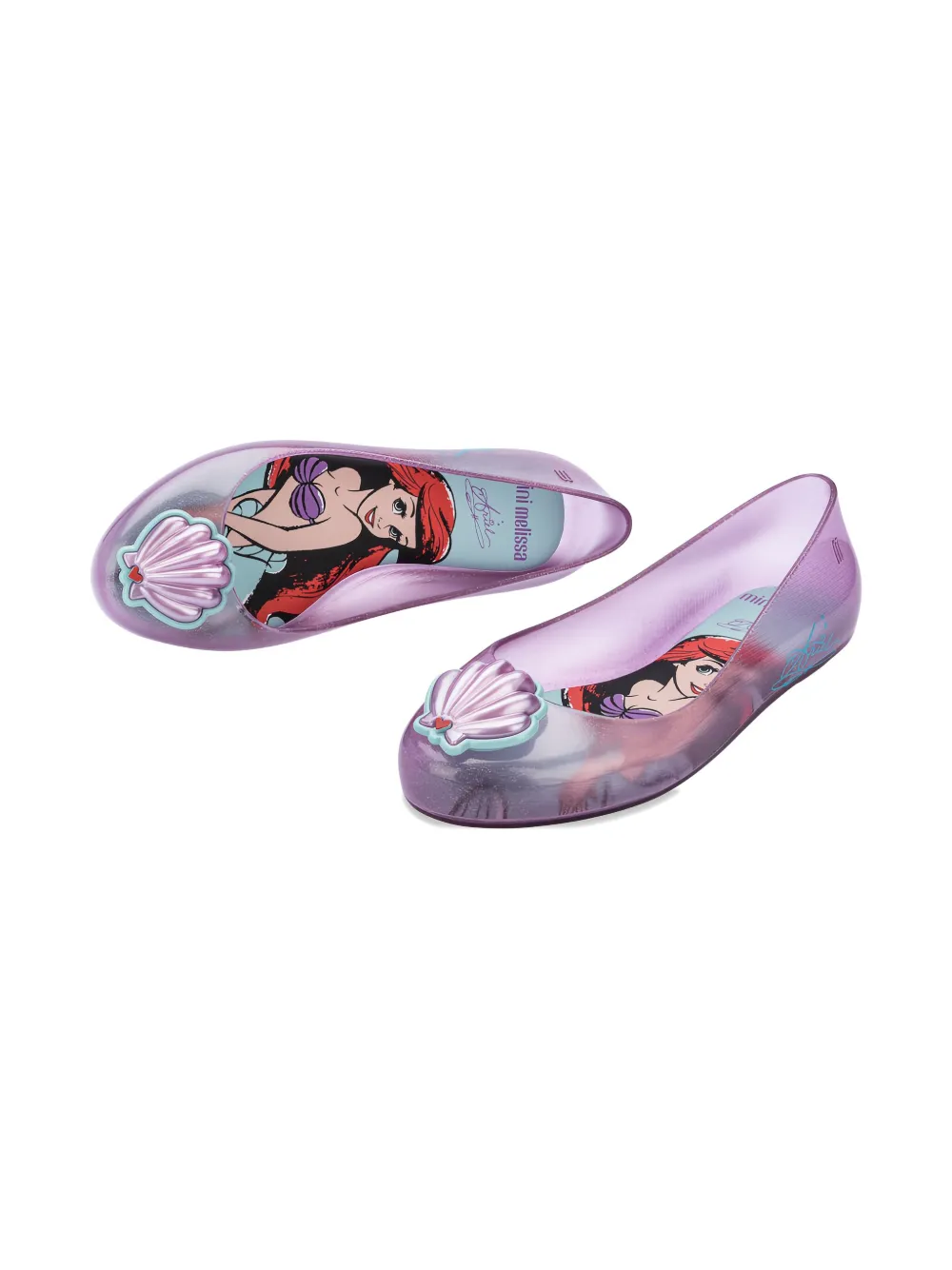 Балетки X Disney Sweet Love Princess Mini Melissa, фиолетовый — фото 3