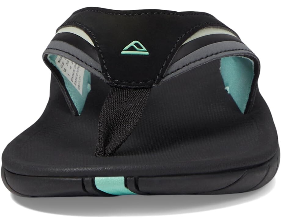 Сандалии Reef Girls Slap 3, цвет Black/Black/Aqua — фото 2