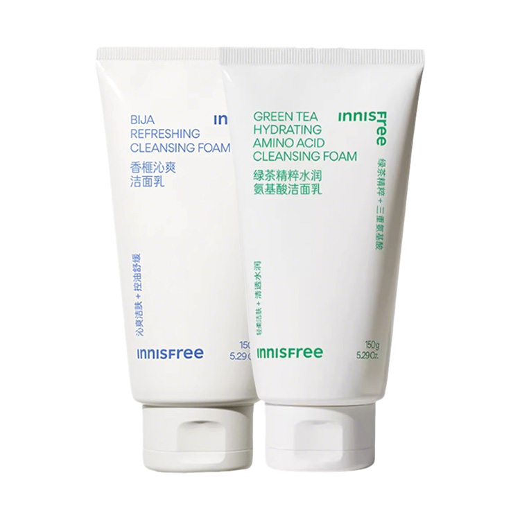 

Innisfree YUESHIFENGYIN Вулканическая глиняная пенка с зеленым чаем успокаивающая увлажняющая для жирной кожи, сухой кожи, унисекс 150г+150г+150г