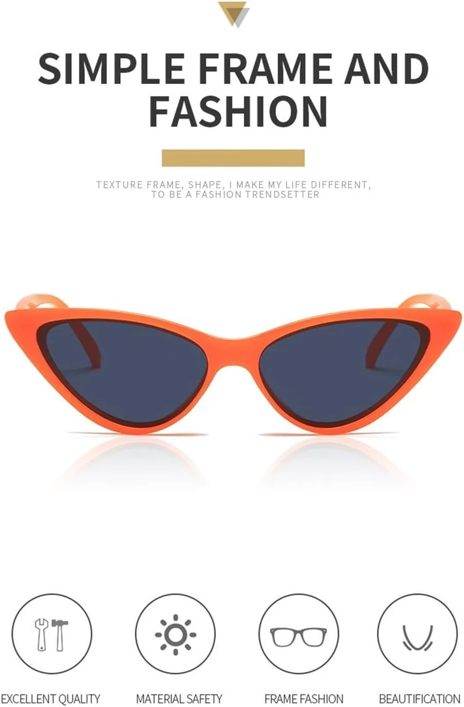 

Женские солнцезащитные очки для отдыха в маленькой оправе, очки для занятий спортом на открытом воздухе, мужские солнцезащитные очки для шопинга Generic, Beige