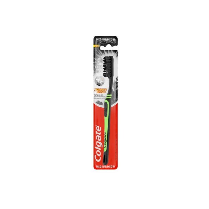 

Косметическая кисть Cepillo Medio Double Action Charcoal Colgate, 1 unidad