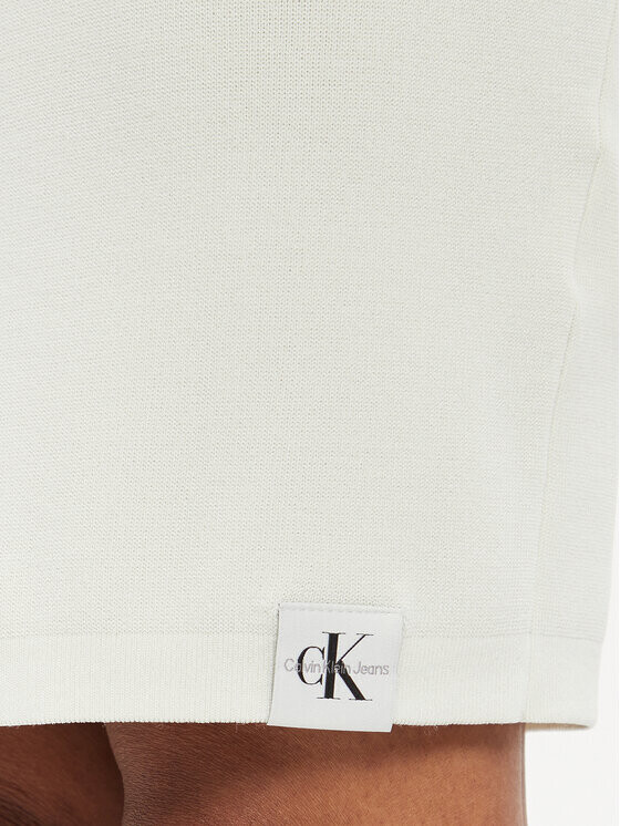Летнее платье приталенного кроя Calvin Klein, экрю — фото 4