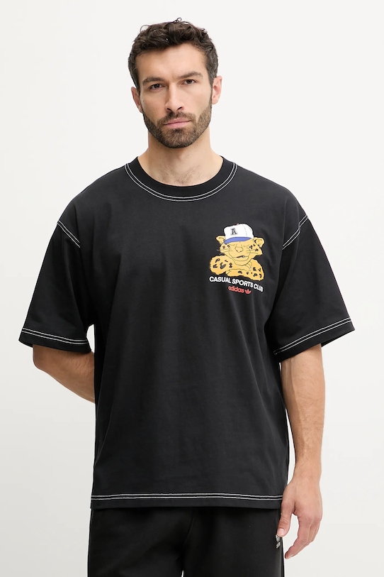 

Футболка хлопковая Graphic Os Ss T Adidas Originals, черный