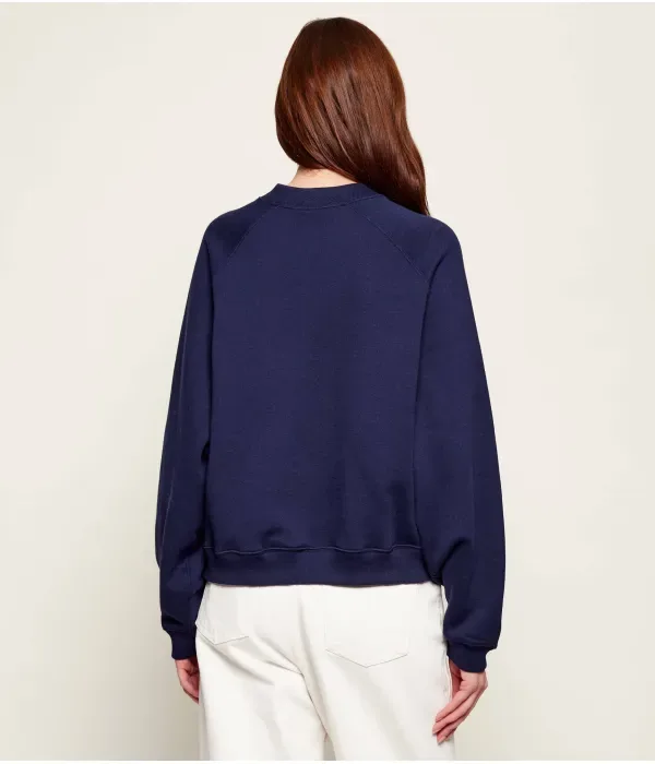 Толстовка oversize fit Polo Ralph Lauren, темно-синий — фото 3