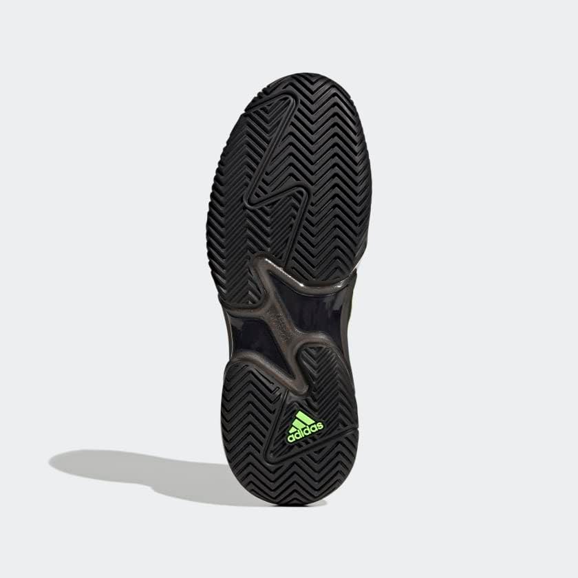 Мужские теннисные кроссовки Adidas Barricade Clay, зеленый/лиловый — фото 4