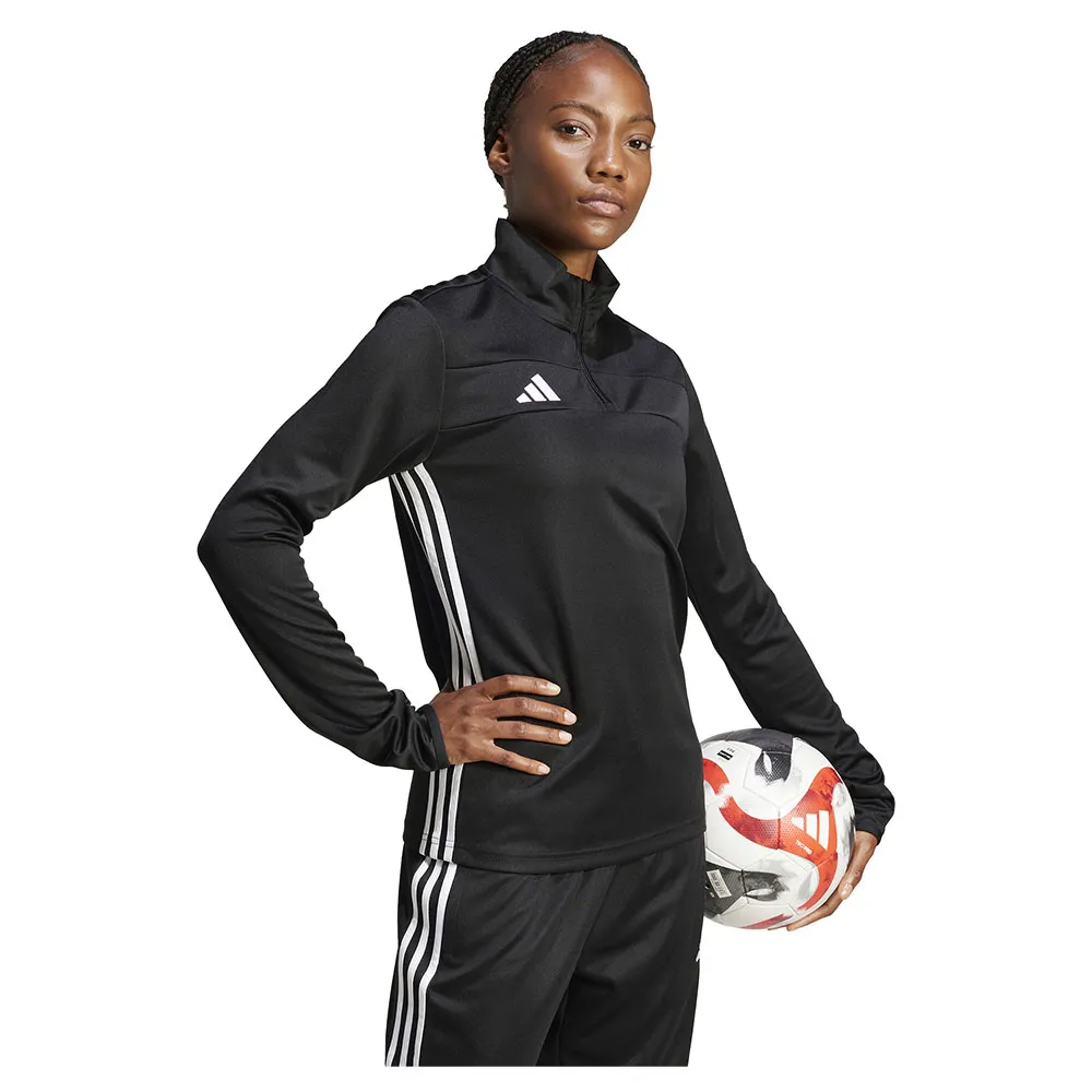 Толстовка adidas Tiro 25 Essentials Training half zip, черный — фото 4