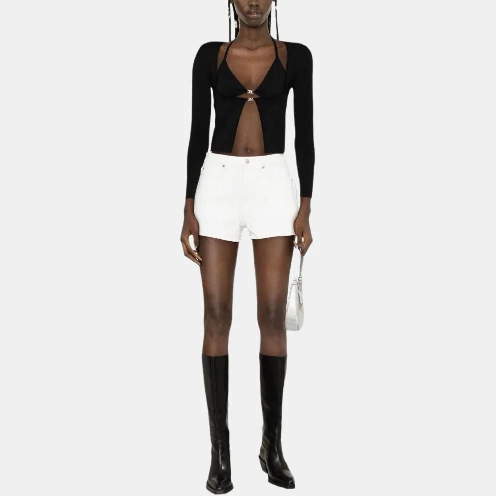 Вязаный кардиган-бикини Alexander Wang Black — фото 3