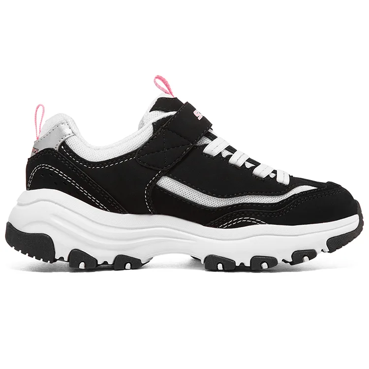 Skechers Кроссовки I Conik из искусственной кожи с противоскользящей подошвой, амортизацией и устойчивостью к истиранию, черно-розовые — фото 4