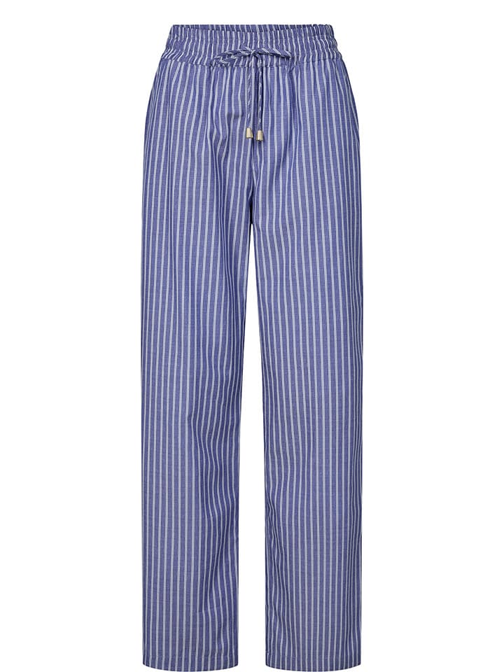 

NÜMPH Брюки сине-белого цвета