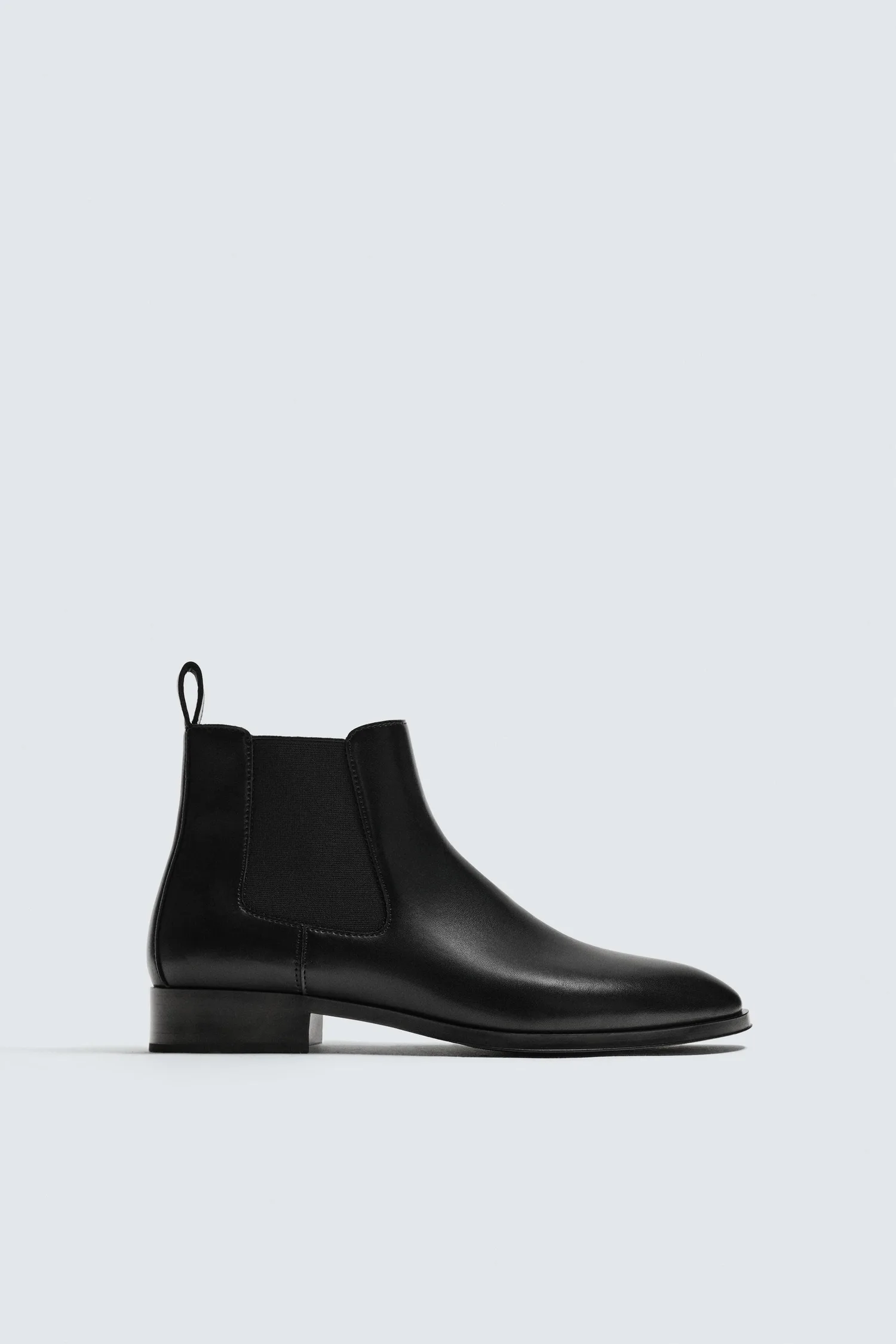 Остроносые ботинки челси Zara, черный — фото 4