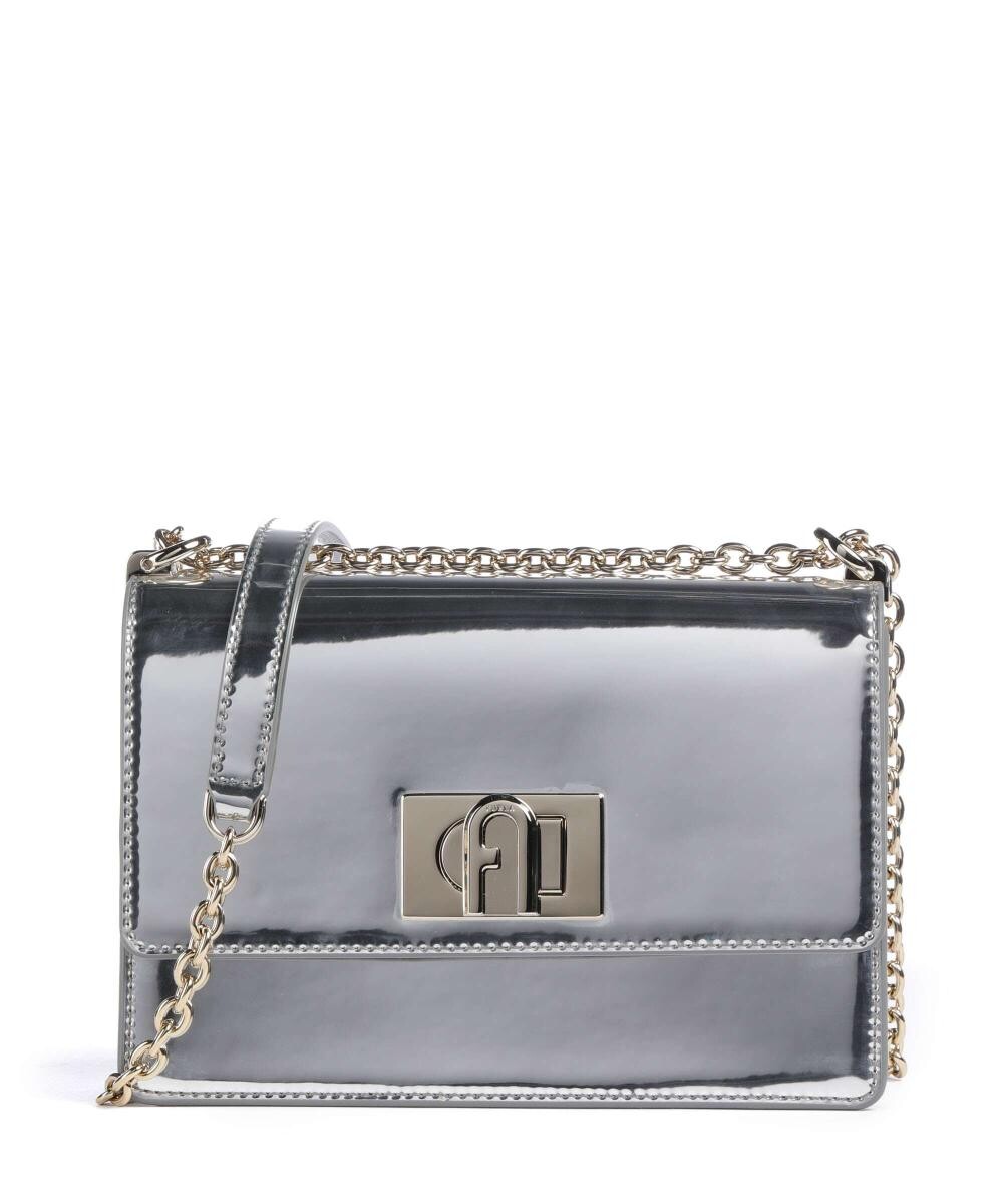 

Мини-Сумка на плечо 1927 из полиуретана Furla, серебряный, Серебристый, Мини-Сумка на плечо 1927 из полиуретана Furla, серебряный